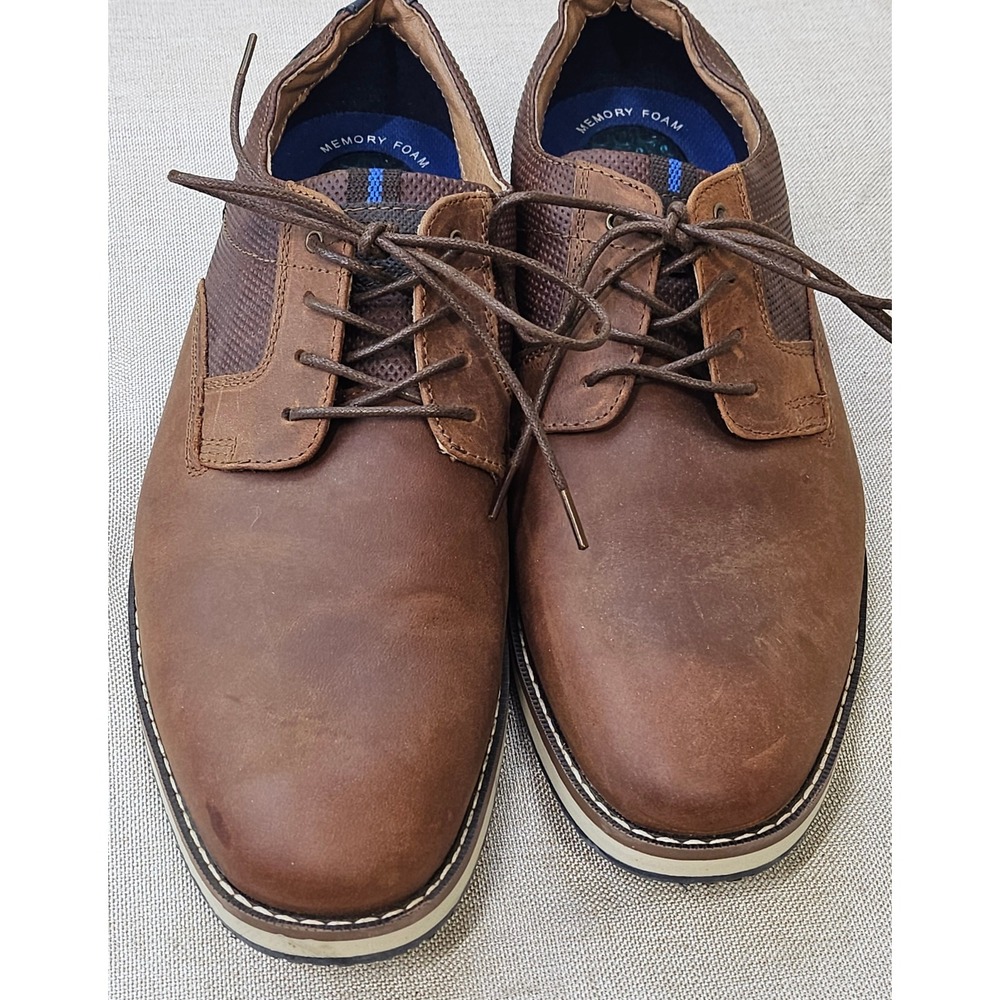 Nunn Bush Mens 84889-226 Brown Leather Oxford Dress Casual Shoes‎ Size 11M